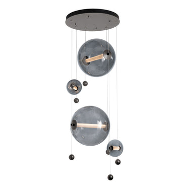 Hubbardton Forge 139052 Abacus Round LED Pendant in Standard Pipe length