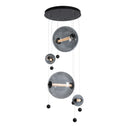 Hubbardton Forge 139052 Abacus Round LED Pendant in Standard Pipe length