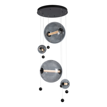Hubbardton Forge 139052 Abacus Round LED Pendant in Standard Pipe length