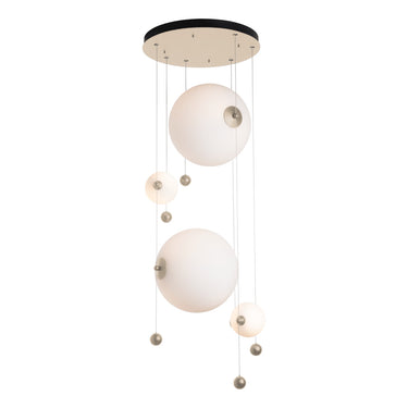 Hubbardton Forge 139052 Abacus Round LED Pendant in Standard Pipe length