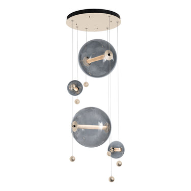 Hubbardton Forge 139052 Abacus Round LED Pendant in Standard Pipe length