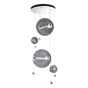 Hubbardton Forge 139052 Abacus Round LED Pendant in Standard Pipe length