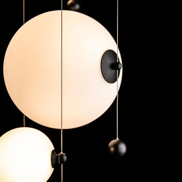 Hubbardton Forge Abacus 4-Light Round LED Pendant 4