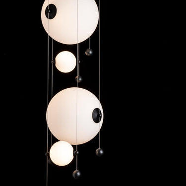 Hubbardton Forge Abacus 4-Light Round LED Pendant 3