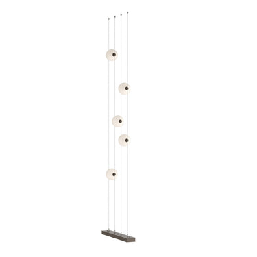 Hubbardton Forge 289520 Abacus 5-Light Floor to Ceiling Plug-In LED Lamp