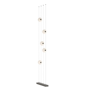 Hubbardton Forge 289520 Abacus 5-Light Floor to Ceiling Plug-In LED Lamp
