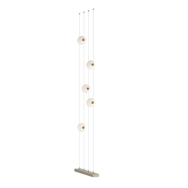 Hubbardton Forge 289520 Abacus 5-Light Floor to Ceiling Plug-In LED Lamp