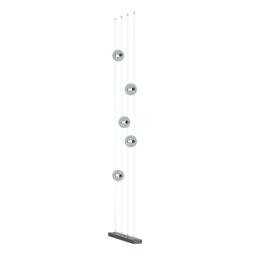 Hubbardton Forge 289520 Abacus 5-Light Floor to Ceiling Plug-In LED Lamp