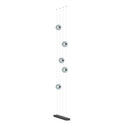 Hubbardton Forge 289520 Abacus 5-Light Floor to Ceiling Plug-In LED Lamp