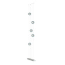 Hubbardton Forge 289520 Abacus 5-Light Floor to Ceiling Plug-In LED Lamp