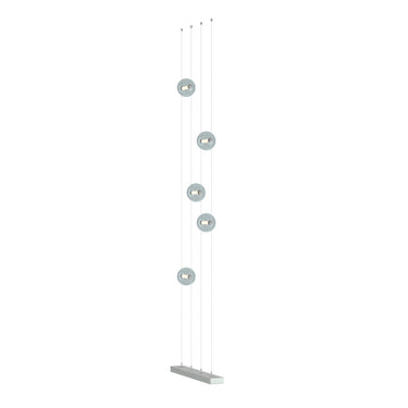 Hubbardton Forge 289520 Abacus 5-Light Floor to Ceiling Plug-In LED Lamp