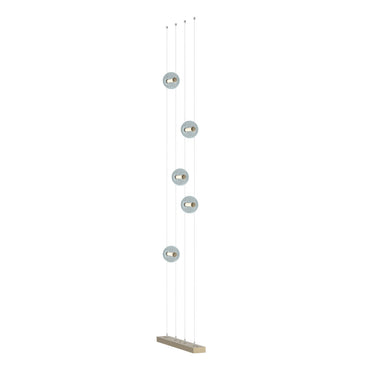 Hubbardton Forge 289520 Abacus 5-Light Floor to Ceiling Plug-In LED Lamp