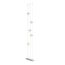 Hubbardton Forge 289520 Abacus 5-Light Floor to Ceiling Plug-In LED Lamp