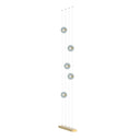 Hubbardton Forge 289520 Abacus 5-Light Floor to Ceiling Plug-In LED Lamp