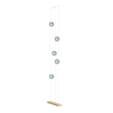 Hubbardton Forge 289520 Abacus 5-Light Floor to Ceiling Plug-In LED Lamp