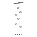 Hubbardton Forge 139055 Abacus 6-Light Ceiling-to-Floor LED Pendant
