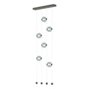 Hubbardton Forge 139055 Abacus 6-Light Ceiling-to-Floor LED Pendant