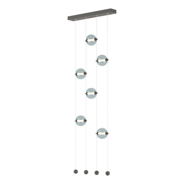 Hubbardton Forge 139055 Abacus 6-Light Ceiling-to-Floor LED Pendant