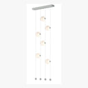 Hubbardton Forge 139055 Abacus 6-Light Ceiling-to-Floor LED Pendant