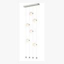 Hubbardton Forge 139055 Abacus 6-Light Ceiling-to-Floor LED Pendant