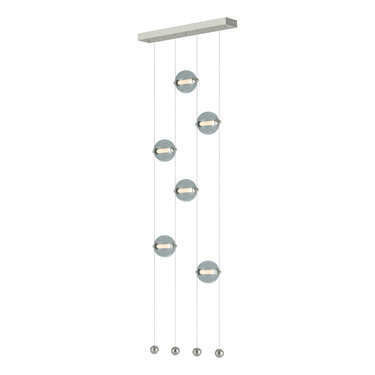 Hubbardton Forge 139055 Abacus 6-Light Ceiling-to-Floor LED Pendant