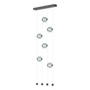 Hubbardton Forge 139055 Abacus 6-Light Ceiling-to-Floor LED Pendant
