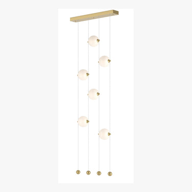 Hubbardton Forge 139055 Abacus 6-Light Ceiling-to-Floor LED Pendant
