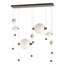 Hubbardton Forge 139054 Abacus Double Linear LED Pendant in Standard Pipe length