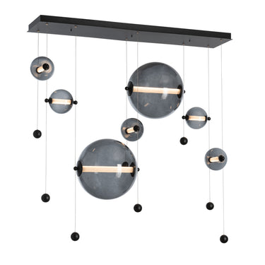 Hubbardton Forge 139054 Abacus Double Linear LED Pendant in Standard Pipe length