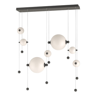 Hubbardton Forge 139054 Abacus Double Linear LED Pendant in Standard Pipe length
