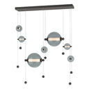Hubbardton Forge 139054 Abacus Double Linear LED Pendant in Standard Pipe length