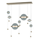 Hubbardton Forge 139054 Abacus Double Linear LED Pendant in Standard Pipe length