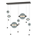 Hubbardton Forge 139054 Abacus Double Linear LED Pendant in Standard Pipe length