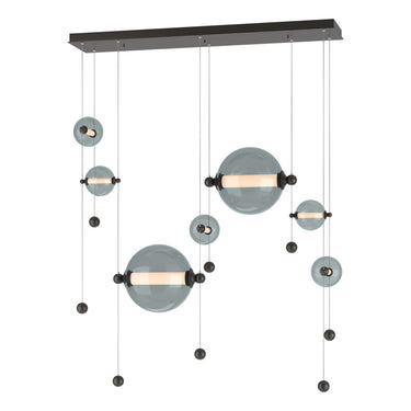 Hubbardton Forge 139054 Abacus Double Linear LED Pendant in Standard Pipe length