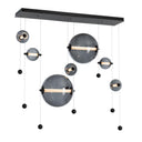 Hubbardton Forge Abacus 7-Light Double Linear LED Pendant 