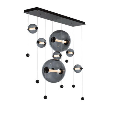 Hubbardton Forge Abacus 7-Light Double Linear LED Pendant 1
