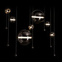 Hubbardton Forge Abacus 7-Light Double Linear LED Pendant 2