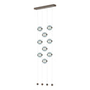 Hubbardton Forge 139057 Abacus 9-Light Ceiling-to-Floor LED Pendant