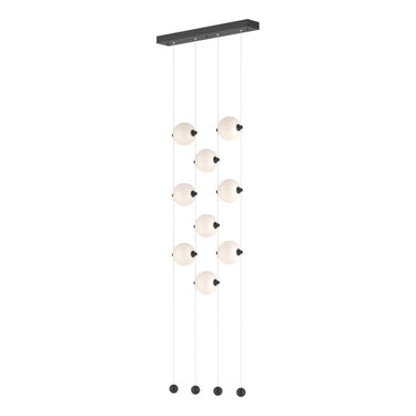 Hubbardton Forge 139057 Abacus 9-Light Ceiling-to-Floor LED Pendant