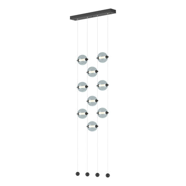 Hubbardton Forge 139057 Abacus 9-Light Ceiling-to-Floor LED Pendant