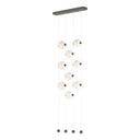 Hubbardton Forge 139057 Abacus 9-Light Ceiling-to-Floor LED Pendant