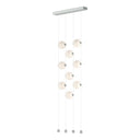 Hubbardton Forge 139057 Abacus 9-Light Ceiling-to-Floor LED Pendant