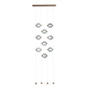 Hubbardton Forge 139057 Abacus 9-Light Ceiling-to-Floor LED Pendant