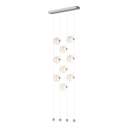 Hubbardton Forge 139057 Abacus 9-Light Ceiling-to-Floor LED Pendant