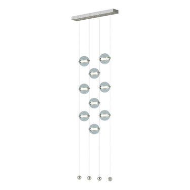 Hubbardton Forge 139057 Abacus 9-Light Ceiling-to-Floor LED Pendant