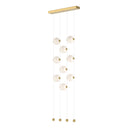 Hubbardton Forge 139057 Abacus 9-Light Ceiling-to-Floor LED Pendant