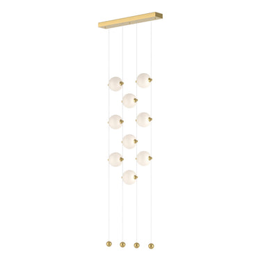 Hubbardton Forge 139057 Abacus 9-Light Ceiling-to-Floor LED Pendant