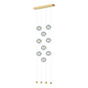 Hubbardton Forge 139057 Abacus 9-Light Ceiling-to-Floor LED Pendant
