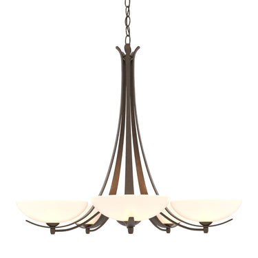10-1261 Hubbardton Forge 5 Light Aegis Chandelier