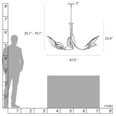 Hubbardton Forge Aerial Pendant 8
